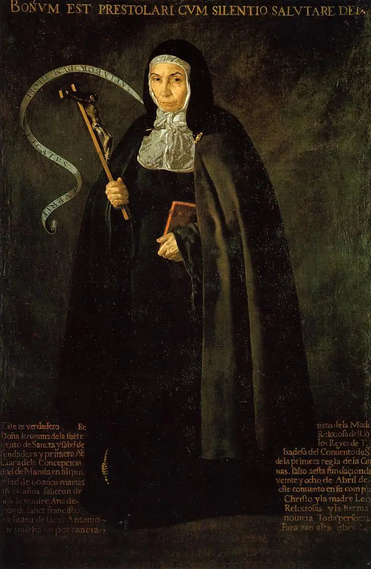 Den ærverdige mor Jerónima de la Fuente - Diego Velázquez