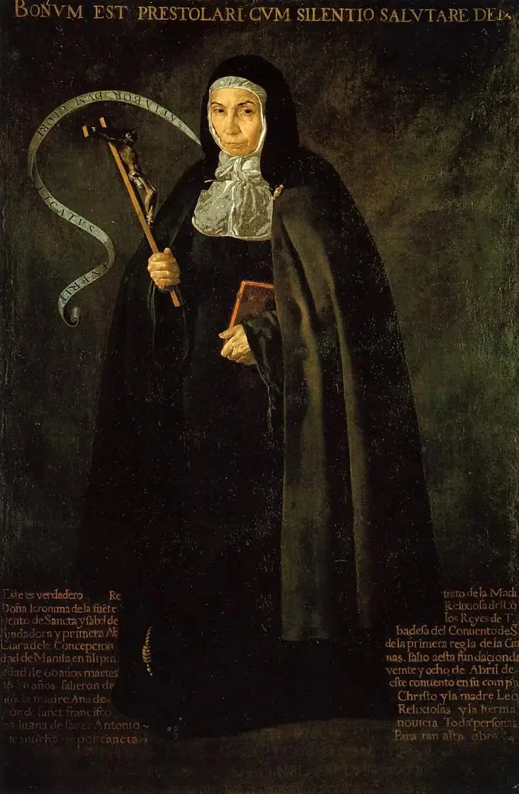 Den ærverdige mor Jerónima de la Fuente - Diego Velázquez