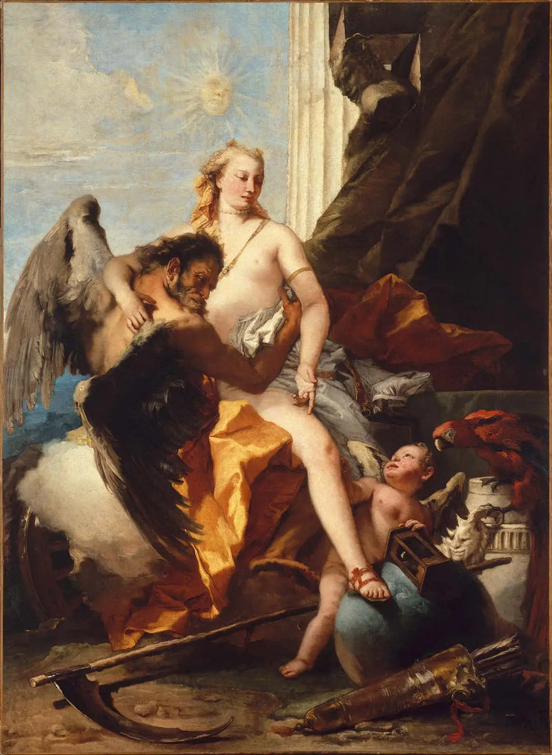 Sannheten avslørt av tiden - Giovanni Battista Tiepolo