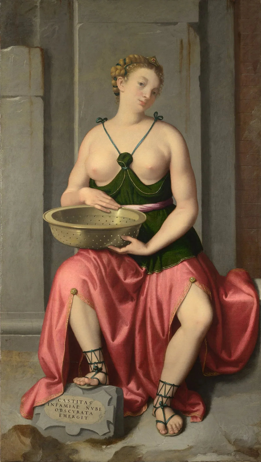 Vestalinnen Tuccia - Giovanni Battista Moroni