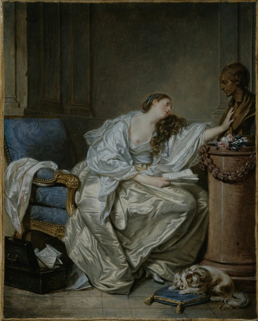 Den Ubesluttsomme Enken - Jean-Baptiste Greuze