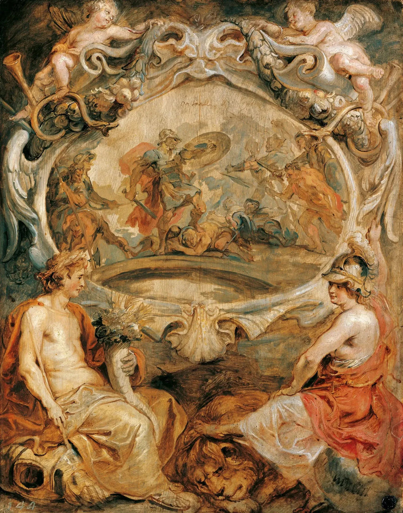 Henri IVs seier ved Coutras - Peter Paul Rubens
