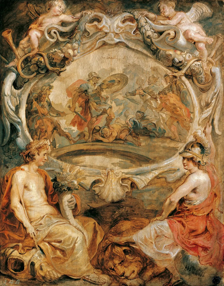 Henri IVs seier ved Coutras - Peter Paul Rubens