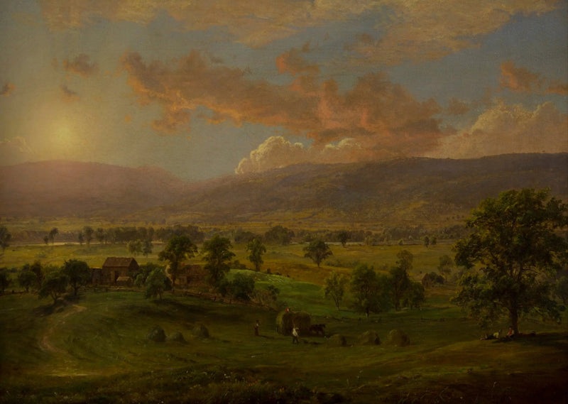 Den gamle gården, Wyoming-dalen - Jasper Francis Cropsey