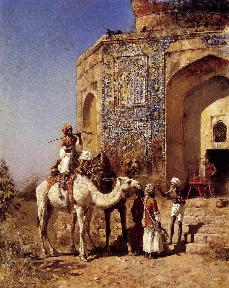 Den gamle moskéen med blå fliser utenfor Delhi - Edwin Lord Weeks

Source:
La vieille mosquée aux tuiles bleues à l'extérieur de Delhi - Edwin Lord Weeks