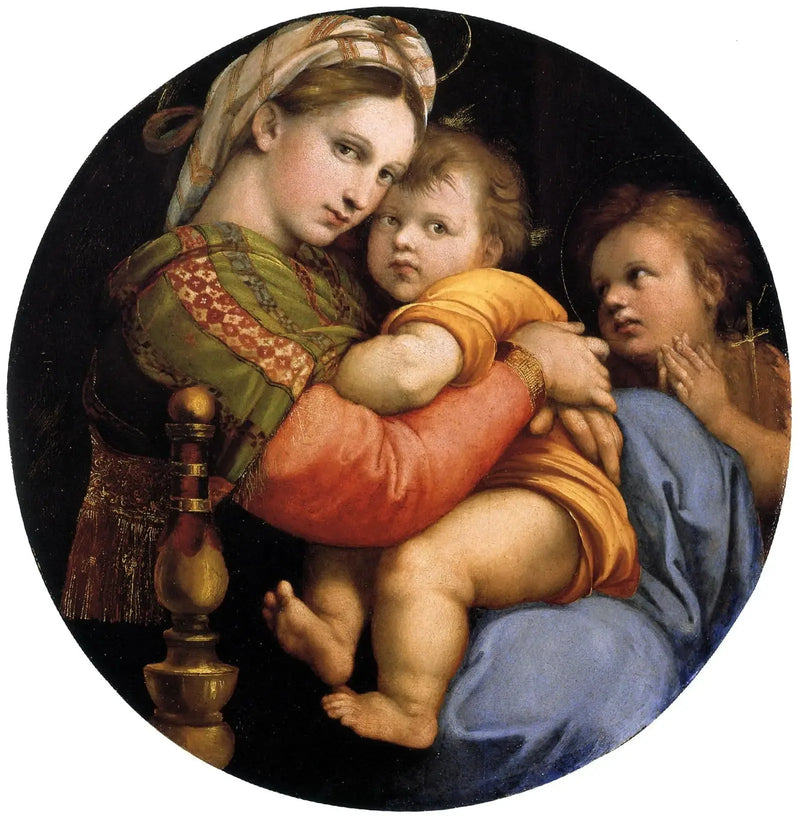Jomfruen med stolen - Raphael Sanzio