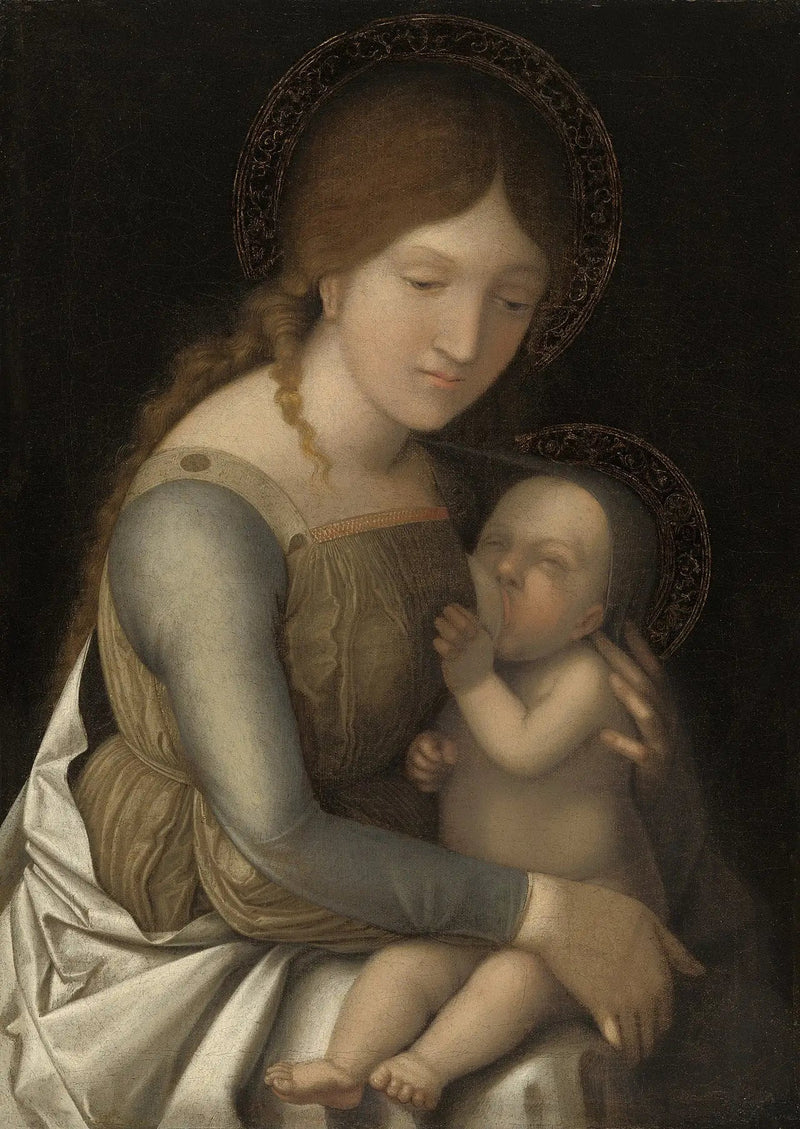 Jomfruen med barnet - Antonio da Correggio