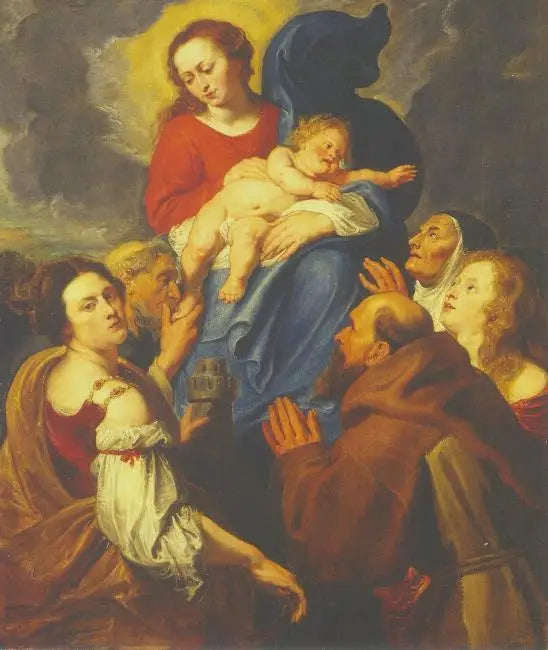 Jomfruen med barnet med fem helgener - Antoine van Dyck

Source:
La Vierge à l'Enfant avec cinq saints - Antoine van Dyck