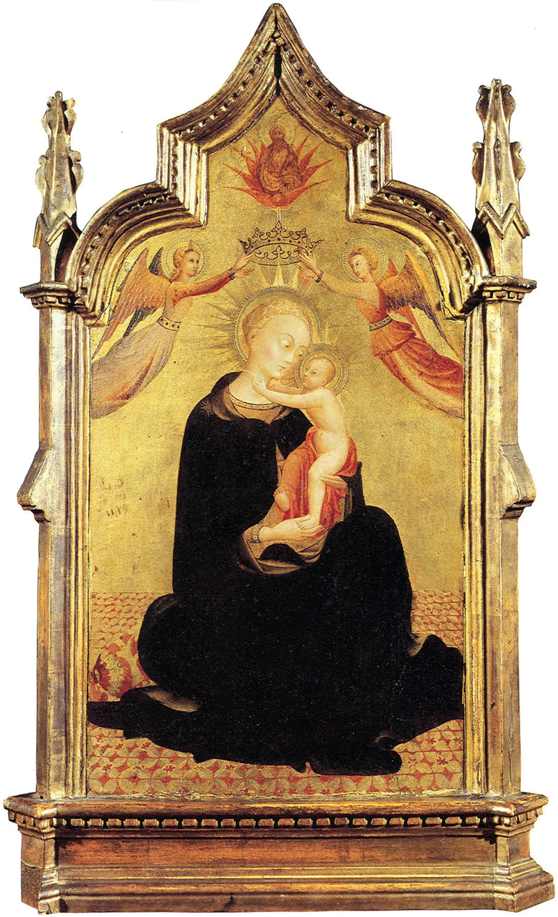 Jomfruen med barnet og engler - Stefano di Giovanni (Sassetta)