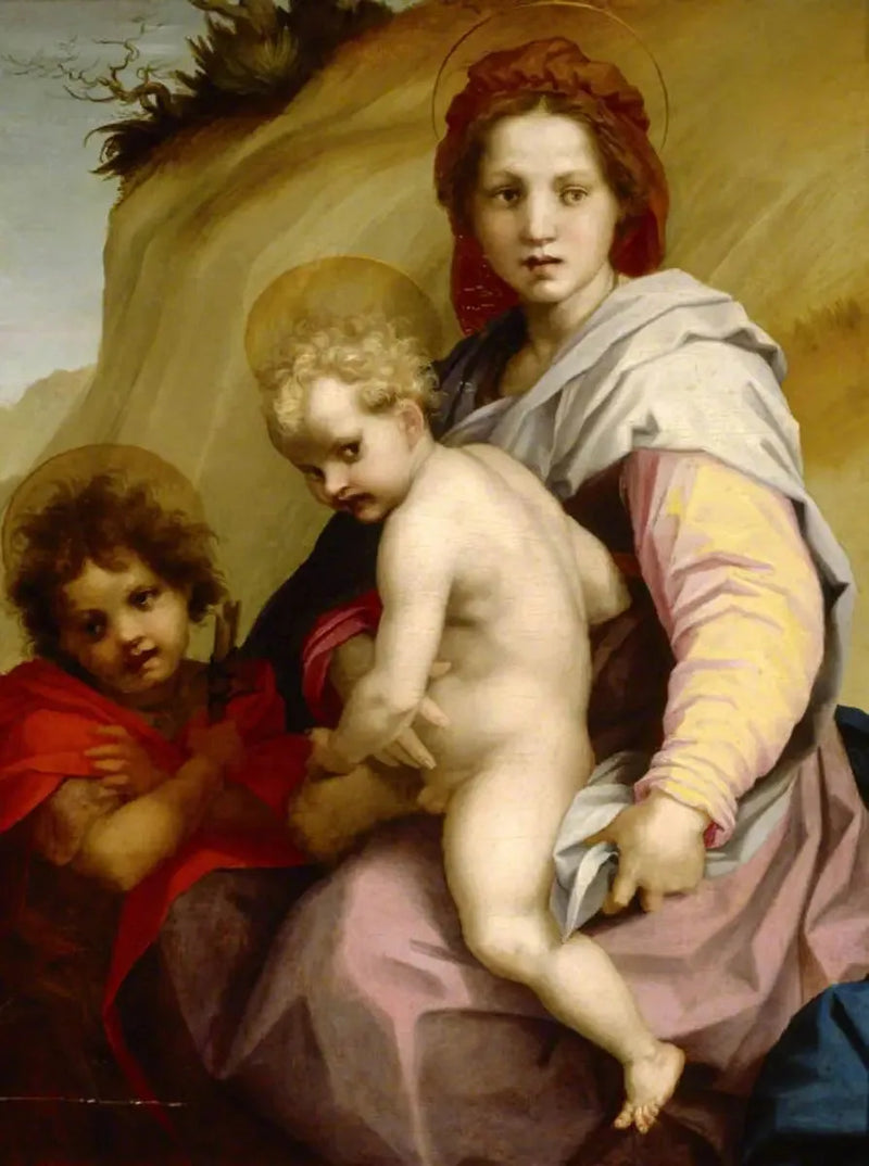 Jomfru Maria med barnet og den lille Johannes (Madonnaen med 