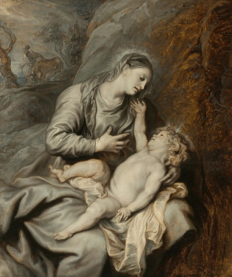 Jomfruen med barnet med hvile under flukten til Egypt - Antoine van Dyck

Source:
La Vierge à l'Enfant avec repos pendant la fuite en Égypte - Antoine van Dyck