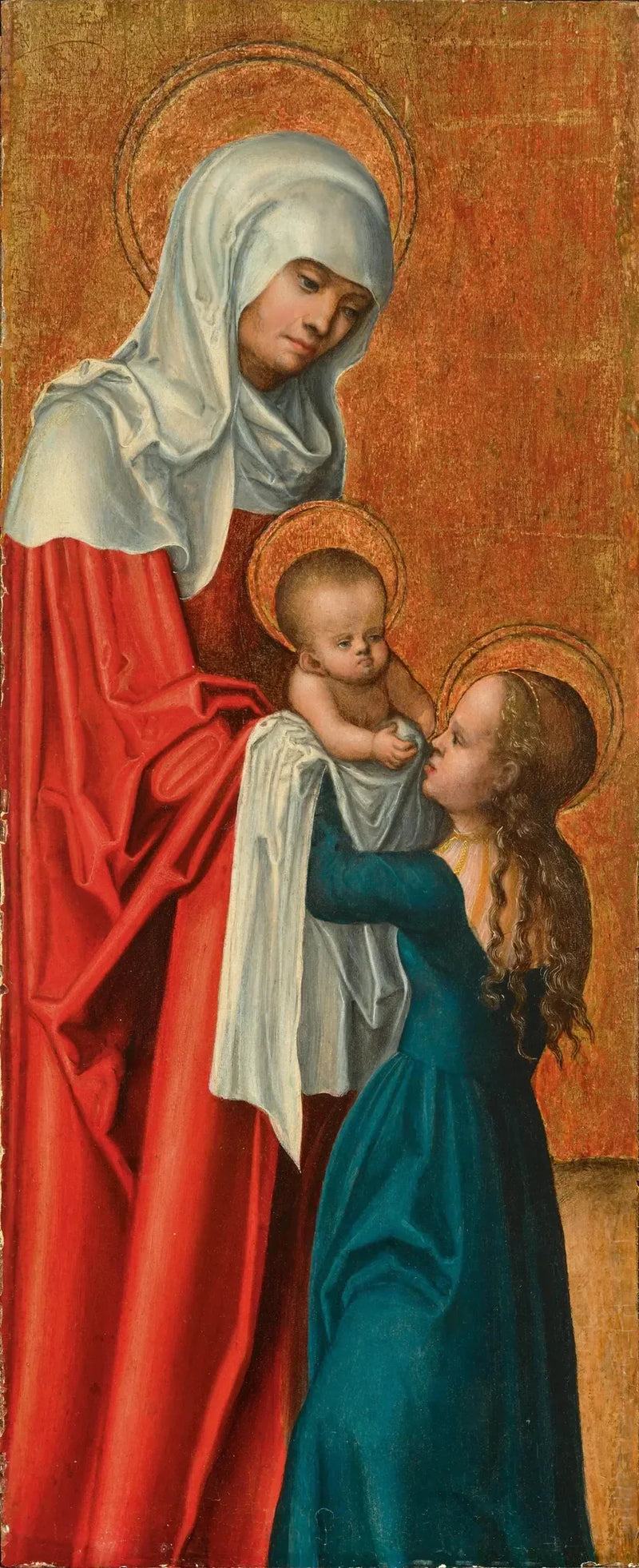 Jomfruen med barnet og helgeninne Anna - Lucas Cranach den eldre