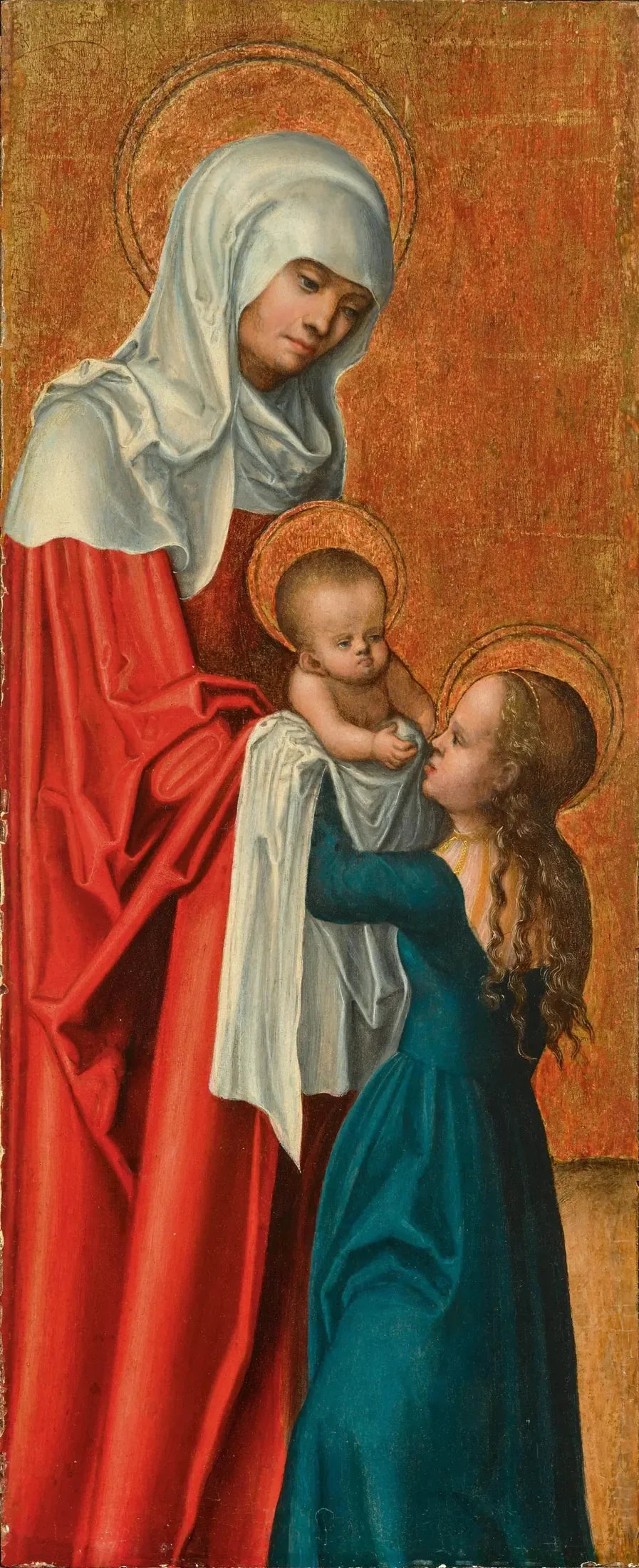 Jomfruen med barnet og helgeninne Anna - Lucas Cranach den eldre