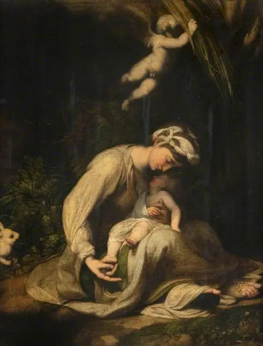 Jomfruen med barnet og kaninen - Antonio da Correggio