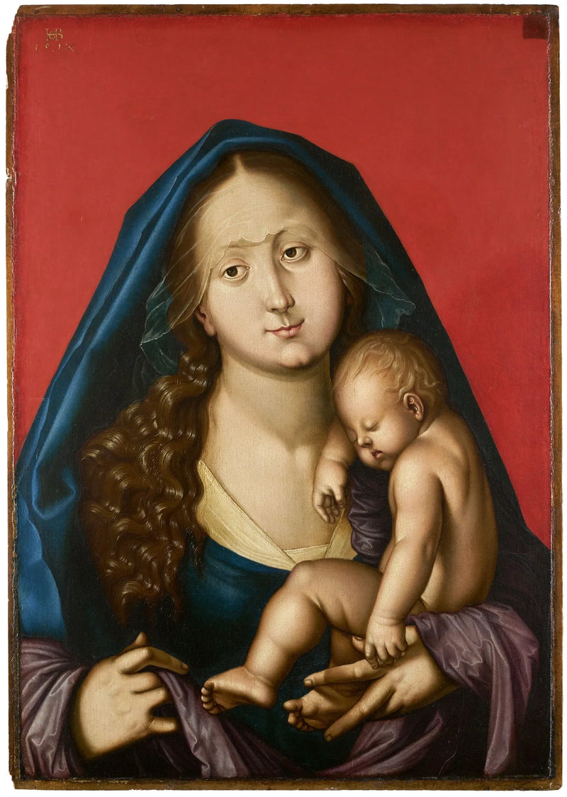 Jomfruen med det sovende barnet - Hans Baldung Grien