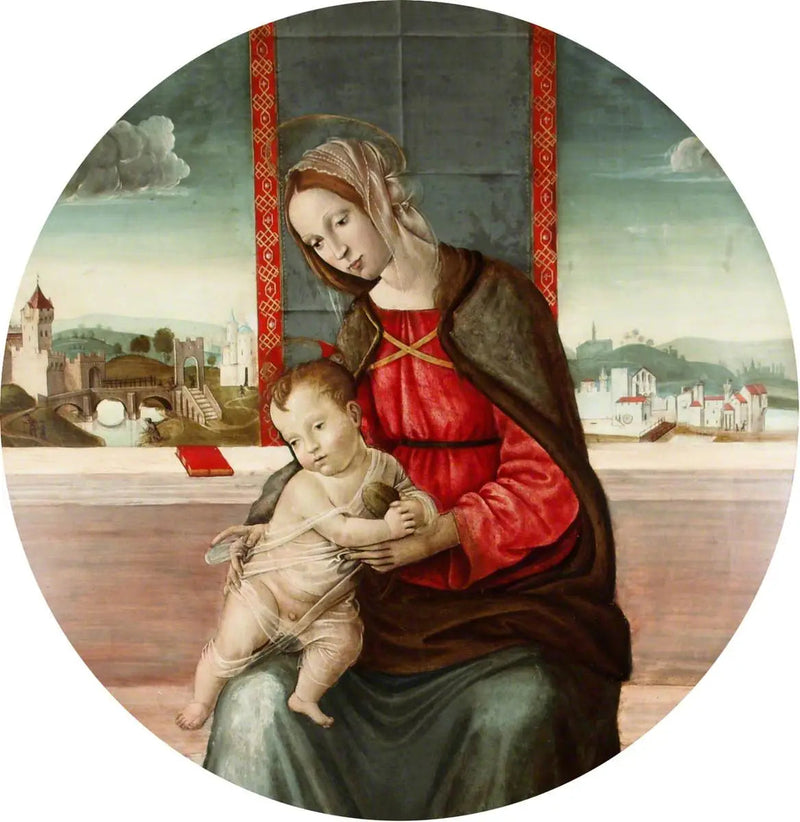 Jomfruen med barnet - Filippino Lippi