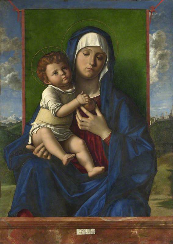 Jomfruen med barnet - Giovanni Bellini