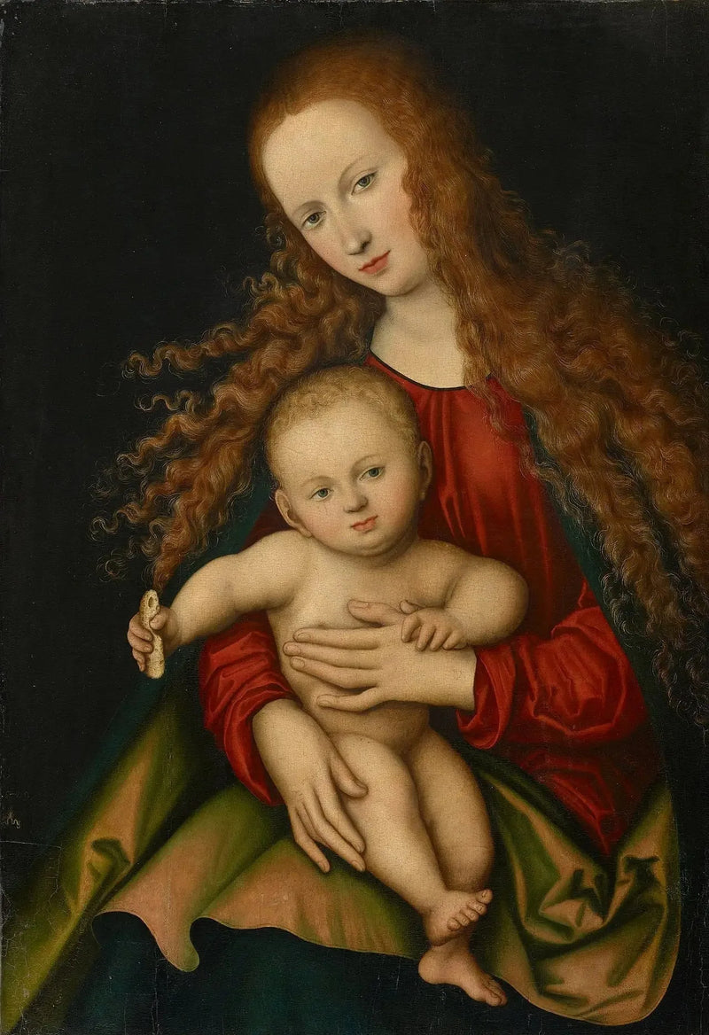 Jomfruen med barnet - Lucas Cranach den eldre