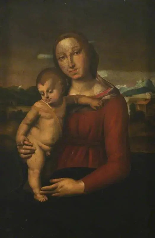 Jomfruen med barnet - Raphael Sanzio