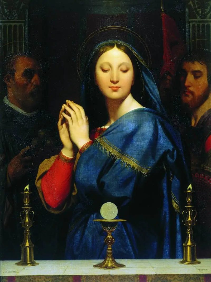 Jomfruen tilber Hostien - Jean-Auguste-Dominique Ingres