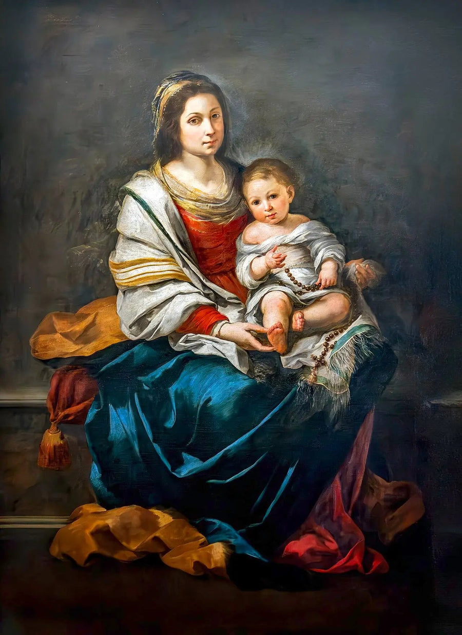 Jomfruen med rosenkransen - Bartolomé Esteban Murillo

Source:
La Vierge au chapelet - Bartolomé Esteban Murillo