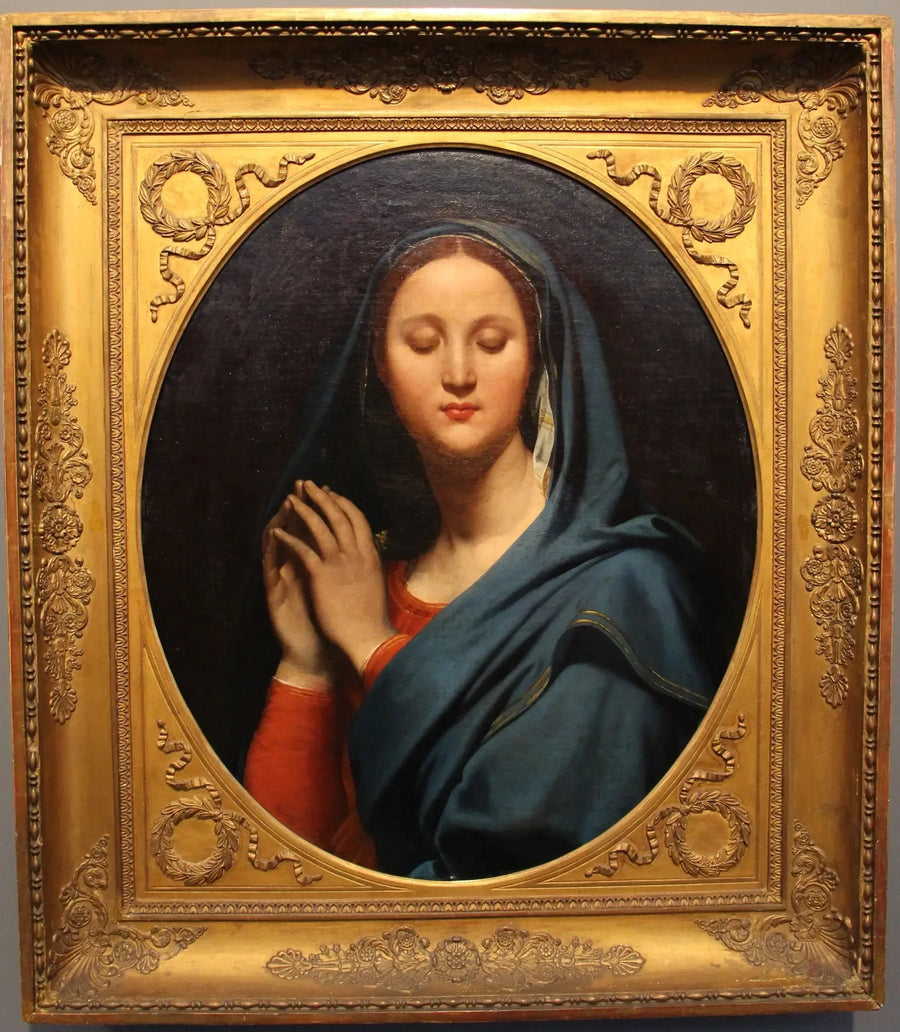 Jomfruen med den blå sløret - Jean-Auguste-Dominique Ingres