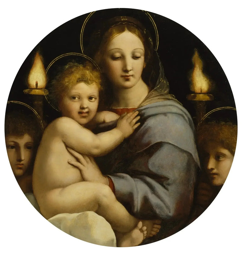 Jomfruen med kandelabere - Raphael Sanzio