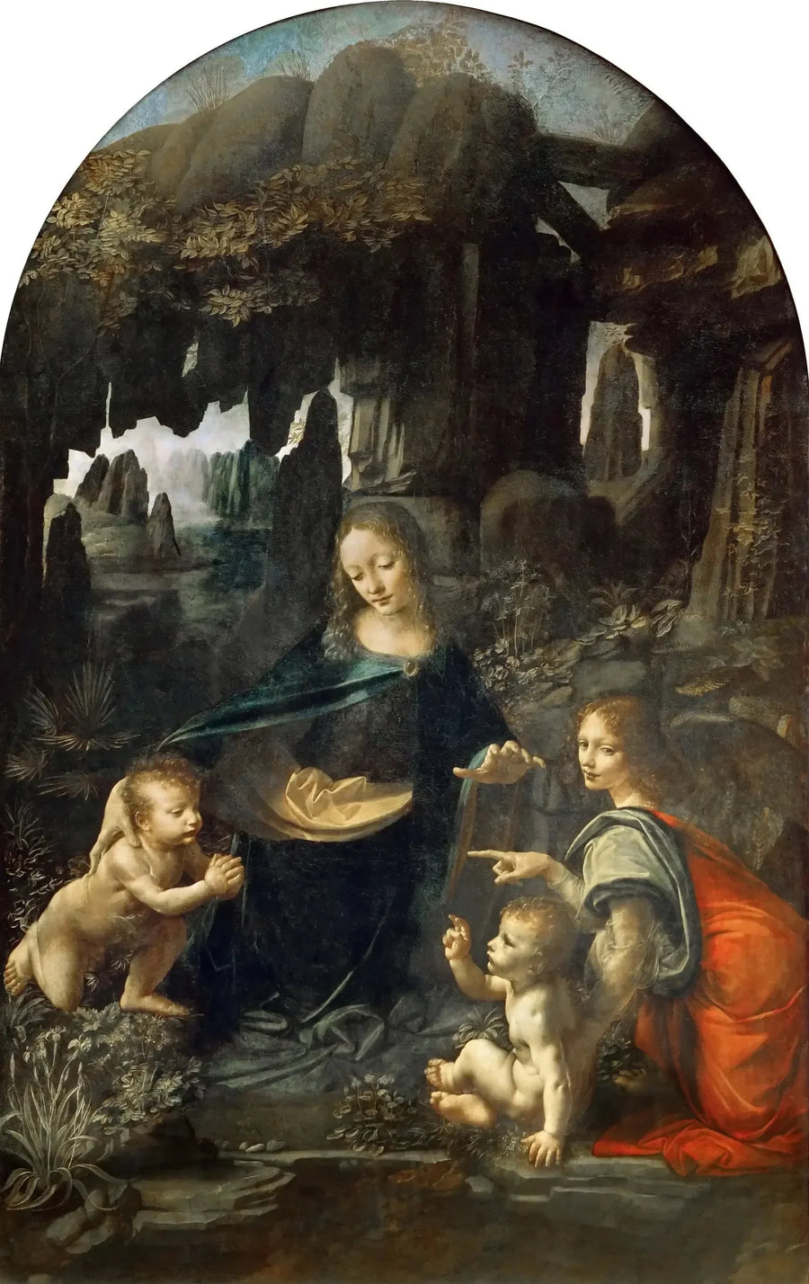 Jomfruen ved klippene - Leonardo da Vinci