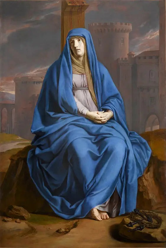 La Vierge de douleurs - Philippe de Champaigne image 1 reproduction réalisée par Alpha Reproduction