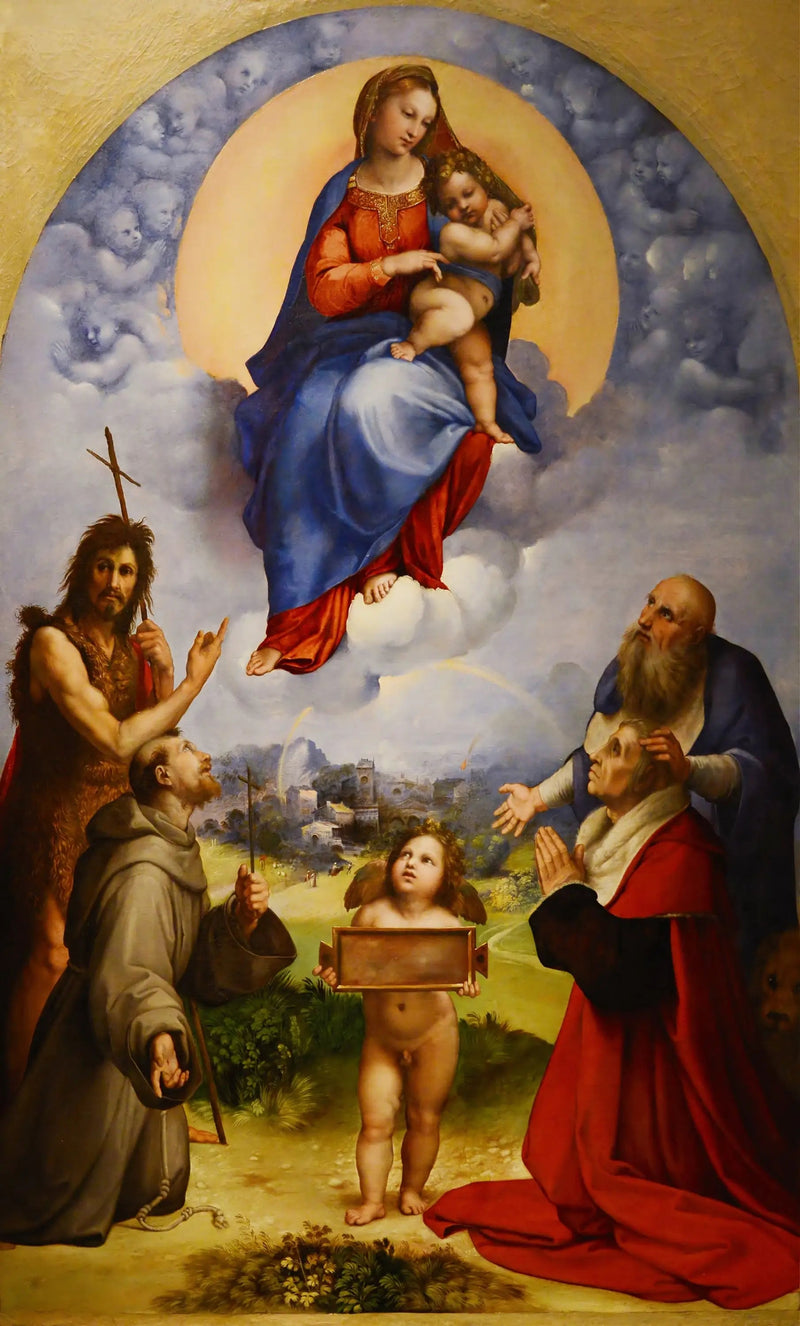 Jomfruen av Foligno - Raphael Sanzio