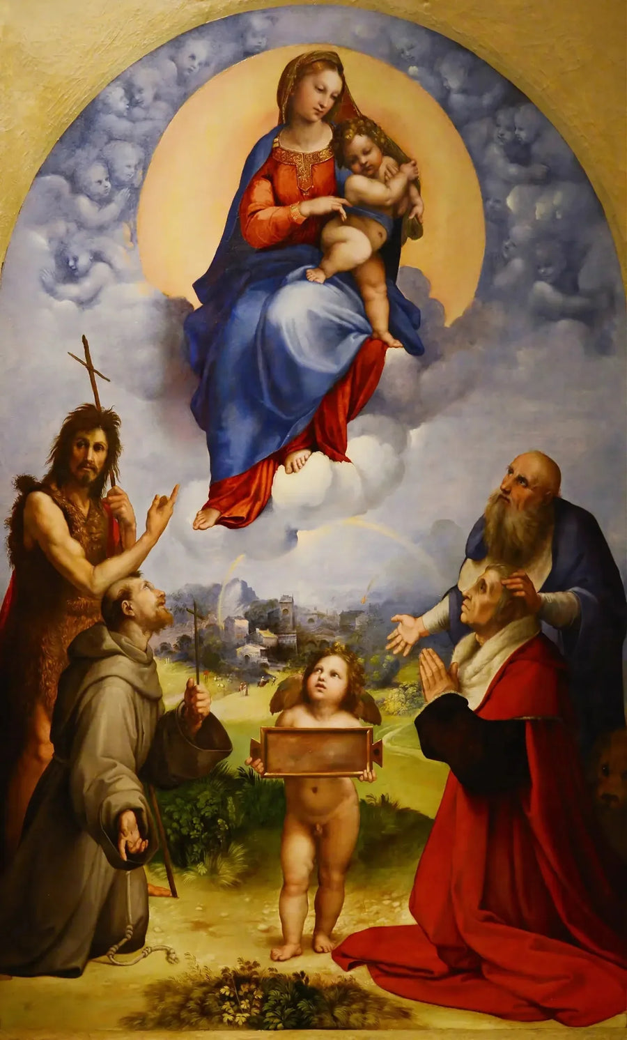 Jomfruen av Foligno - Raphael Sanzio
