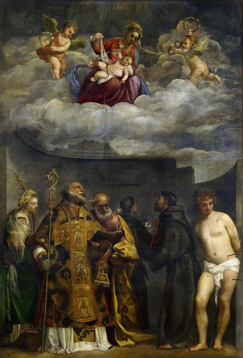 Jomfruen av San Nicolò dei Frari - Titian