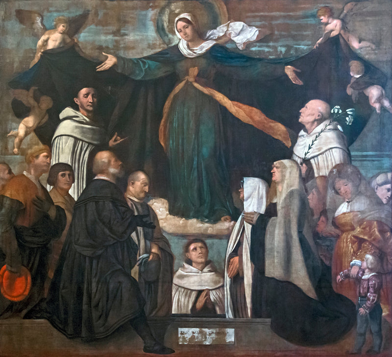 Jomfruen av Karmel - Alessandro Bonvicino