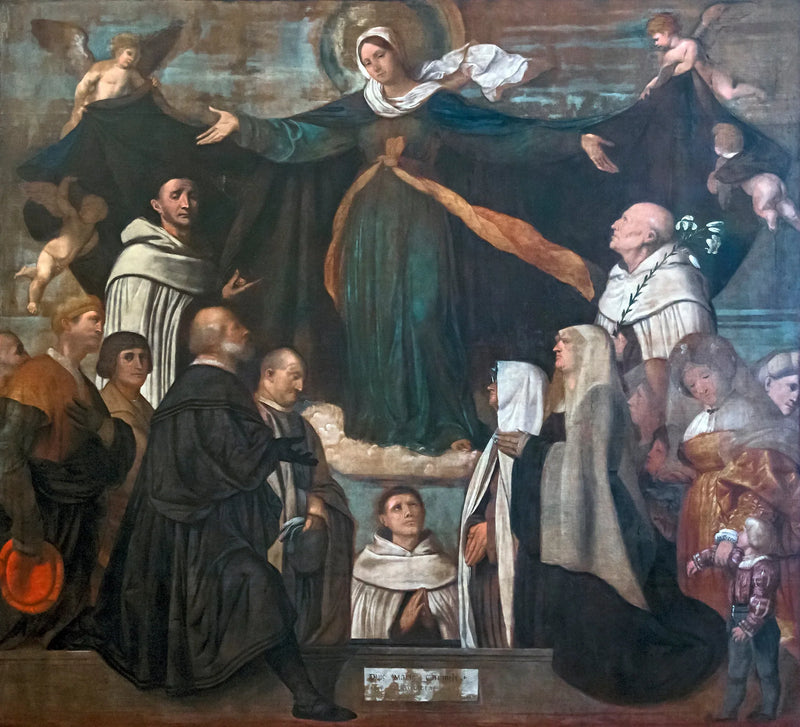 Jomfruen av Karmel - Alessandro Bonvicino