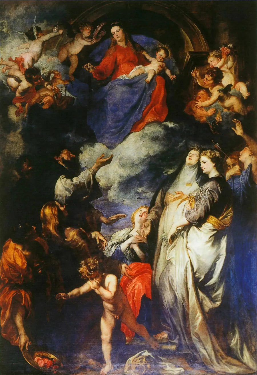 Jomfruen av Rosenkransen - Antoine van Dyck

Source:
La Vierge du Rosaire - Antoine van Dyck