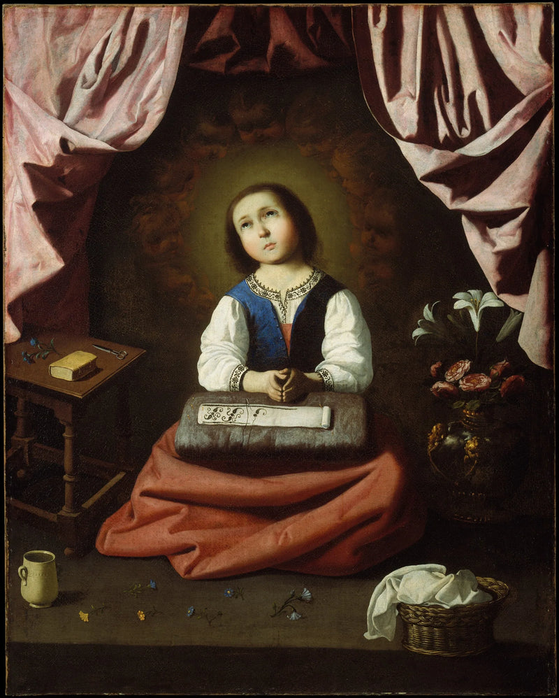 Jomfru barnet i ekstase - Francisco de Zurbarán