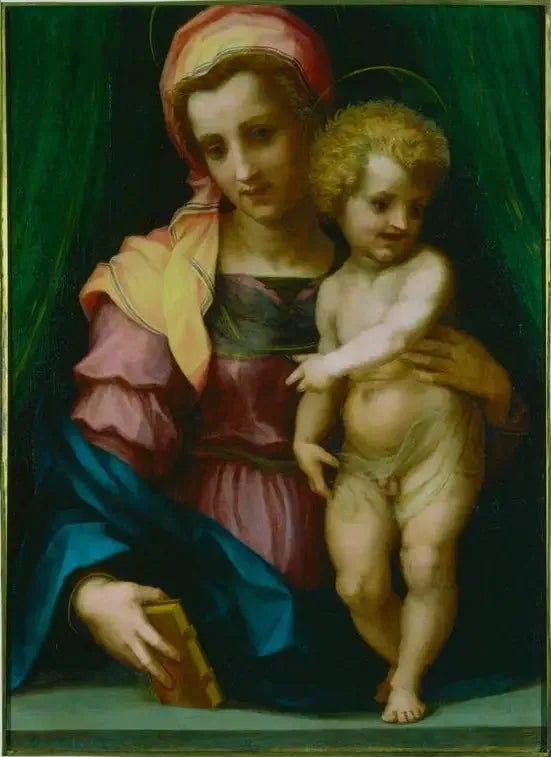 Jomfruen og barnet - Andrea del Sarto