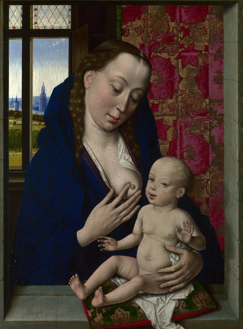 Jomfruen og barnet - Dirk Bouts