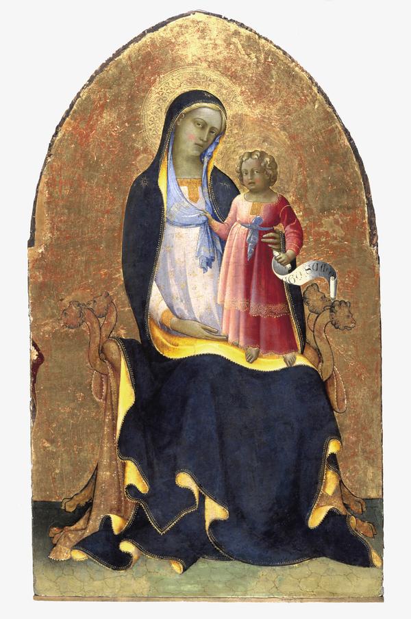 Jomfruen og barnet i majestet - Lorenzo Monaco