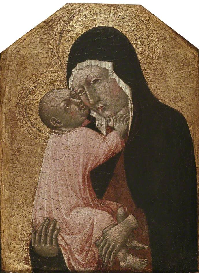 Jomfruen og barnet - Giovanni di Paolo