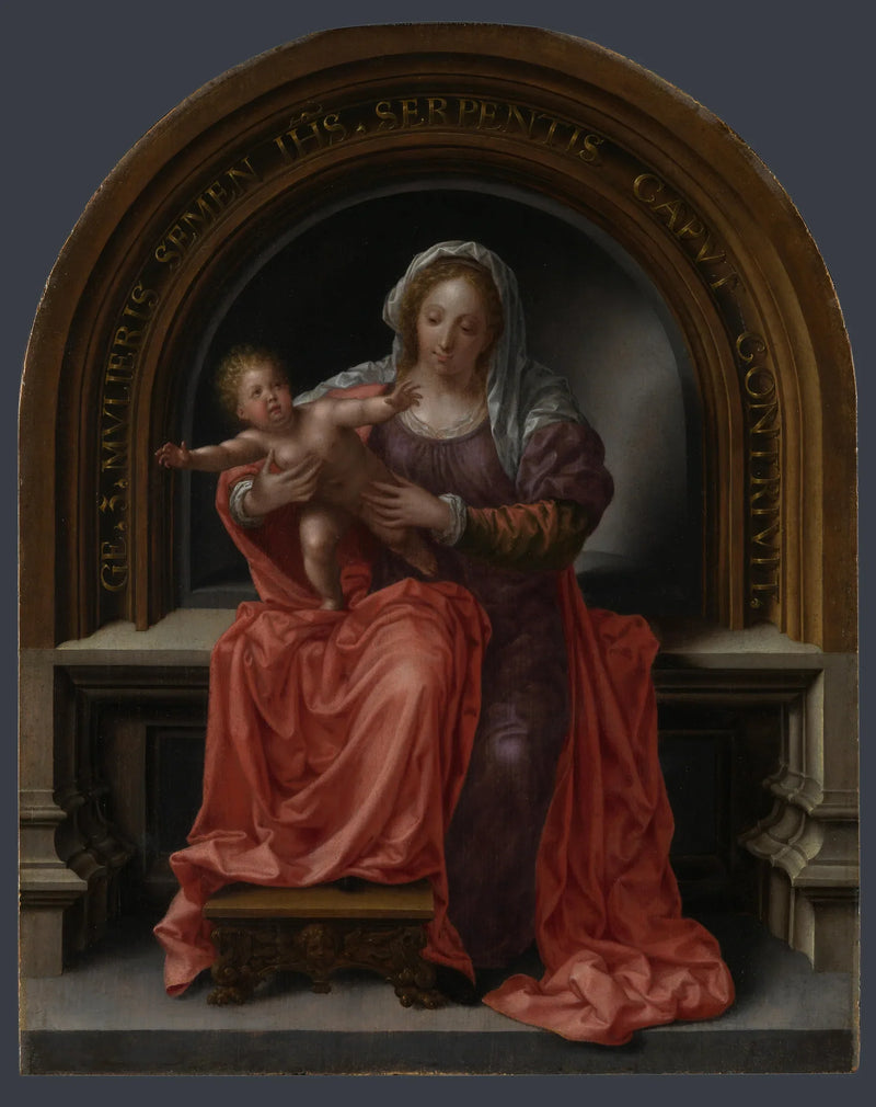 Jomfruen og barnet - Jan Gossaert