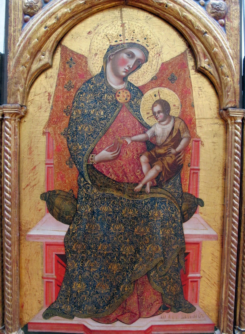 Jomfruen og barnet - Paolo Veneziano