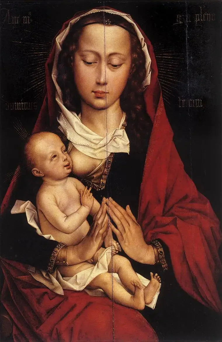 Jomfruen og barnet - Rogier van der Weyden