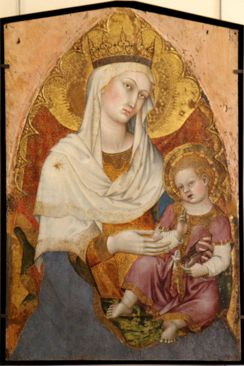 Jomfruen og barnet - Taddeo di Bartolo