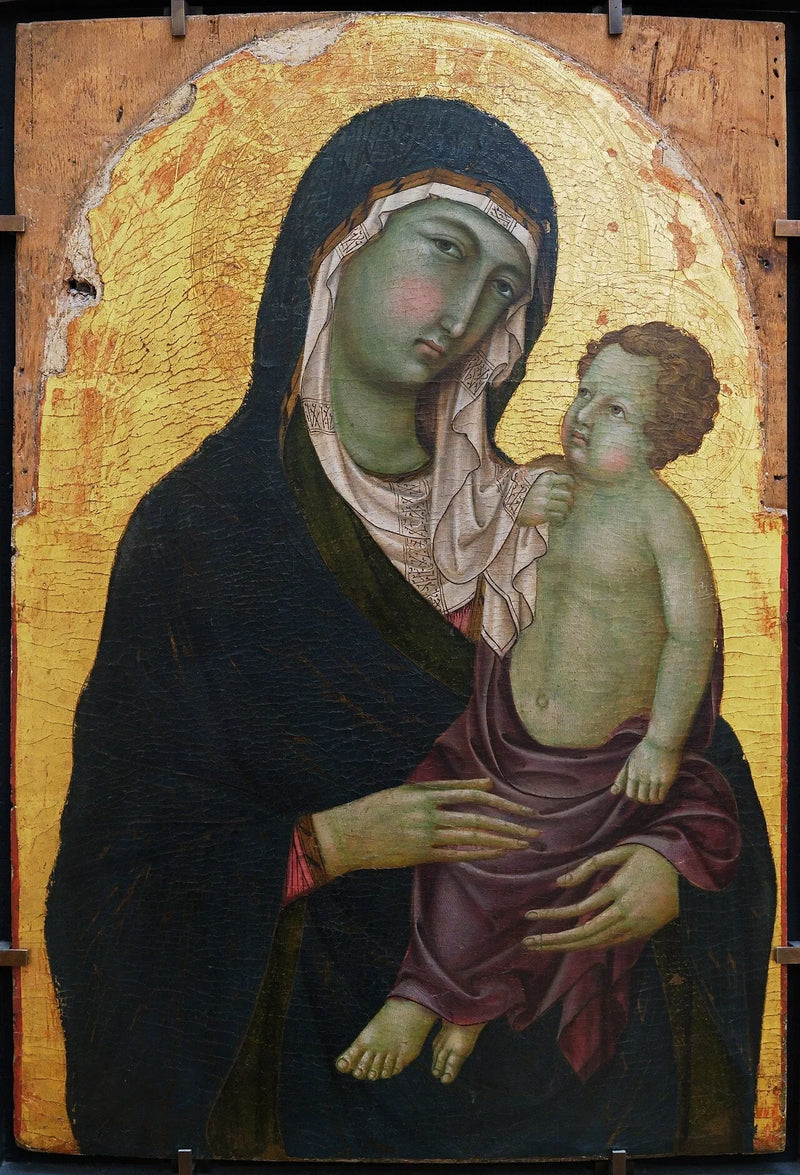 Jomfruen og barnet - Ugolino di Nerio
