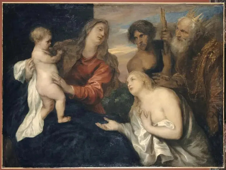 Jomfruen, Jesusbarnet og de tre angrende - Antoine van Dyck

Source:
La Vierge, l'Enfant Jésus et les Trois Repentants - Antoine van Dyck