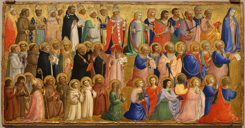 Jomfru Maria med apostlene og andre helgener - Fra Angelico

Source:
La Vierge Marie avec les apôtres et d'autres saints - Fra Angelico
