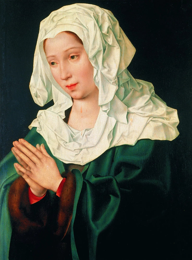 Jomfru Maria i bønn - Joos van Cleve
