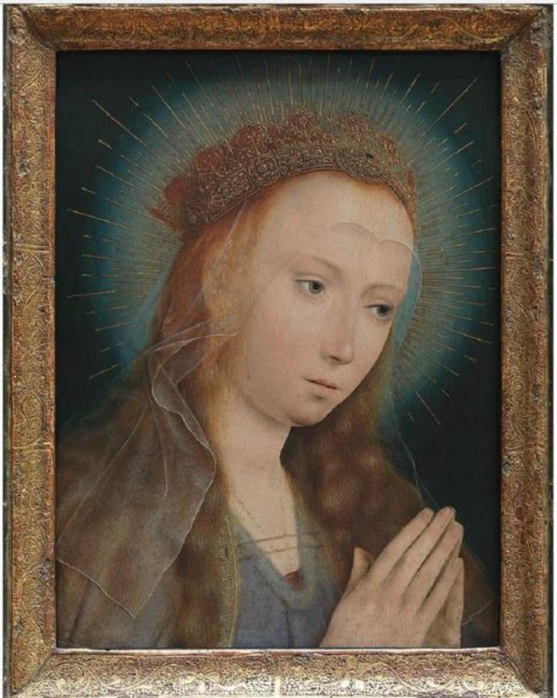 Jomfru Maria i bønn - Quentin Metsys