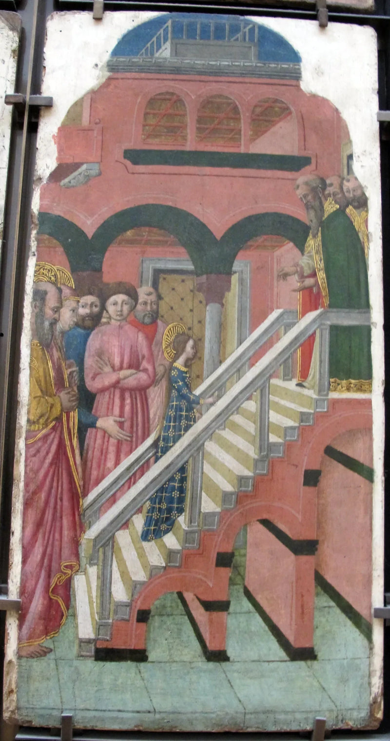 Jomfruen som går opp tempeltrinnene - Giovanni Francesco da Rimini
